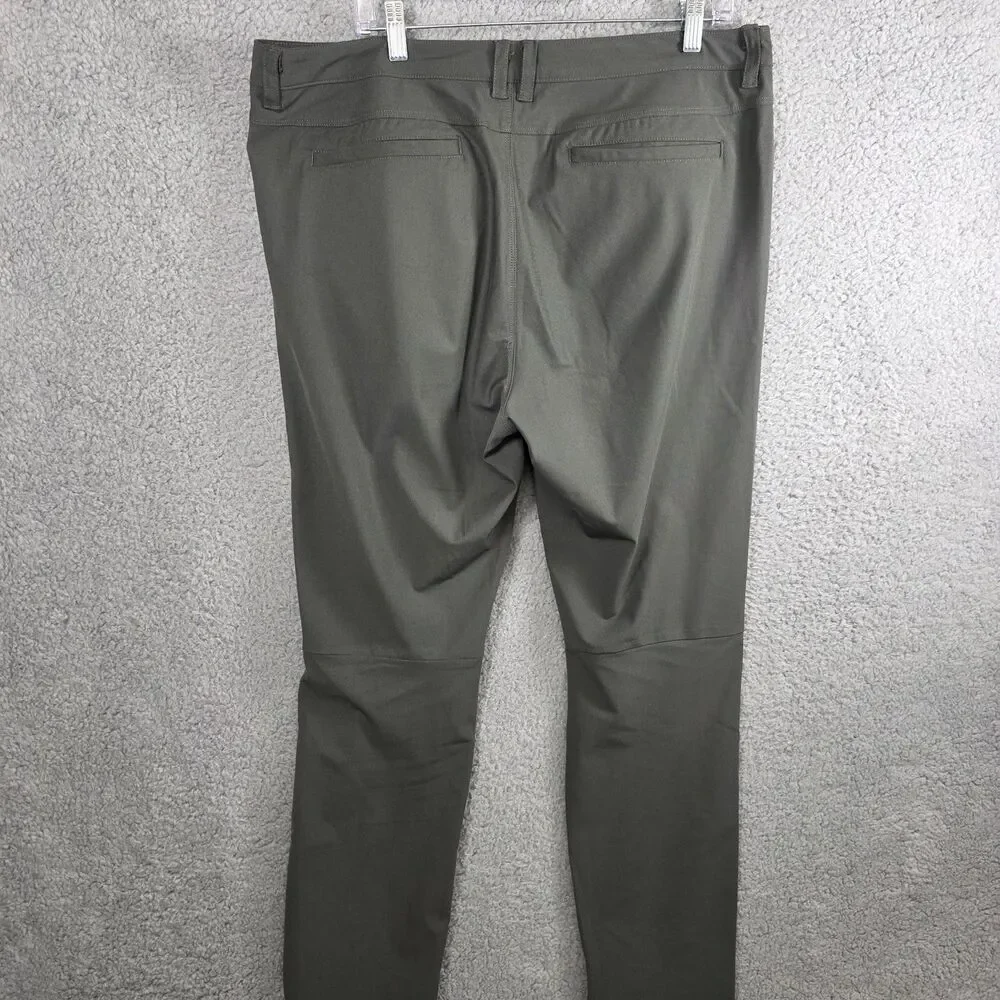 CUTS Clothing Men's Green Chino Pants Performance Office Size 36x34 - Picture 8 of 11